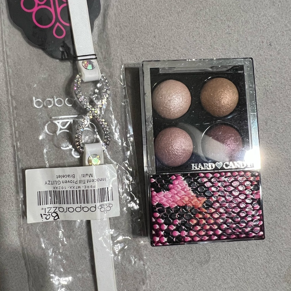 Innocent until proven Glitzy and Hard candy eyeshadow pack